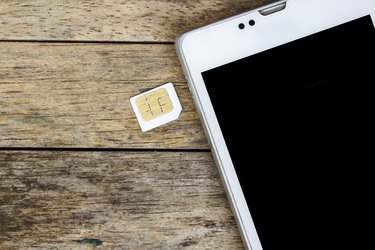 smart phone use with micro sim card, black screen